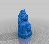 Buddha Star Wars 3D model