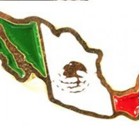 Cookie cutter Mexico 3D model