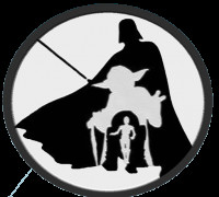 darth vader coasters v7 3D model