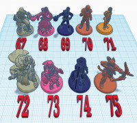 D&D Mini Pack 5 3D model