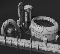 Tech Terrain  3D model