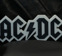 ACDC Logo 3D model