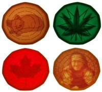 Hidden Internal Lithophane Coasters 3D model