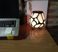 Voronoi egg lamp 3D model