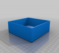 D&D dice and mini box 3D model