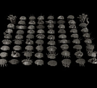 Chaos Tartaros Shoulder Pads 3D model