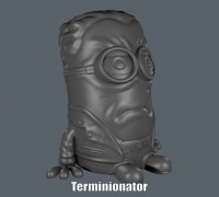 Terminionator (Easy print no support) 3D model