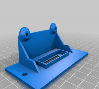 RackPi Blank OLED only with PCB support 3D model