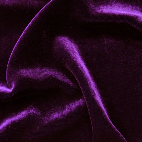 Black Silk Velvet 18% Silk/82% Rayon 45