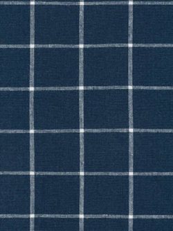 Essex - Linen/Cotton - Yarn Dyed Classic Wovens - Grid - Indigo