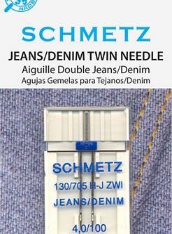 Schmetz Jeans/Denim Twin Needle - 40/100
