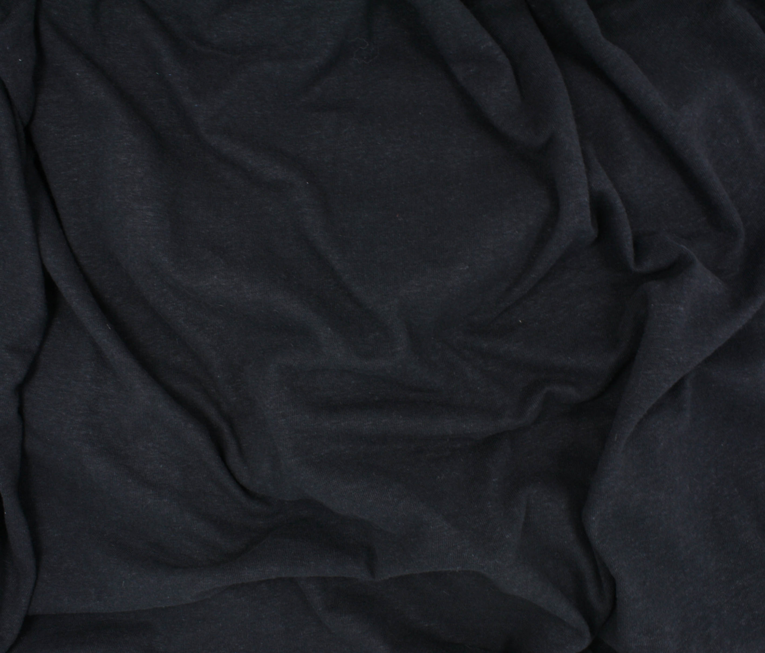 Hemp & Organic Cotton Jersey - Black - Stonemountain & Daughter Fabrics
