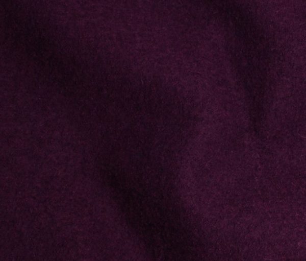 Boiled Wool/Viscose - Plum