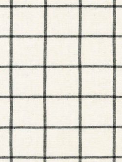 Essex - Linen/Cotton - Yarn Dyed Classic Wovens - Grid - Ivory
