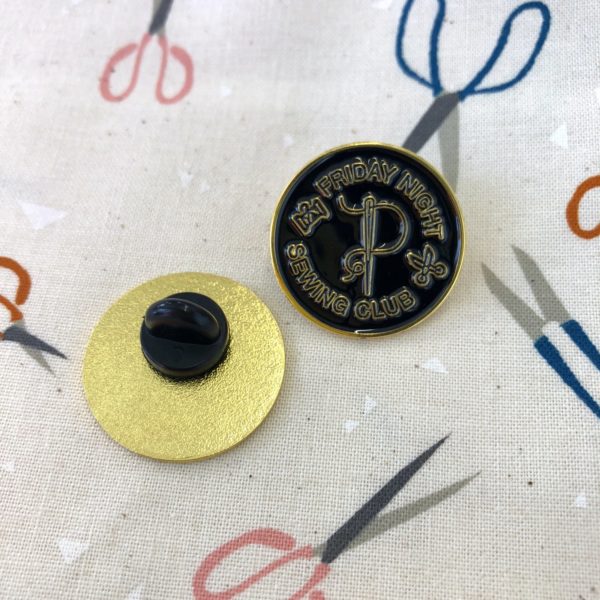 Friday Night Sewing Club Pin