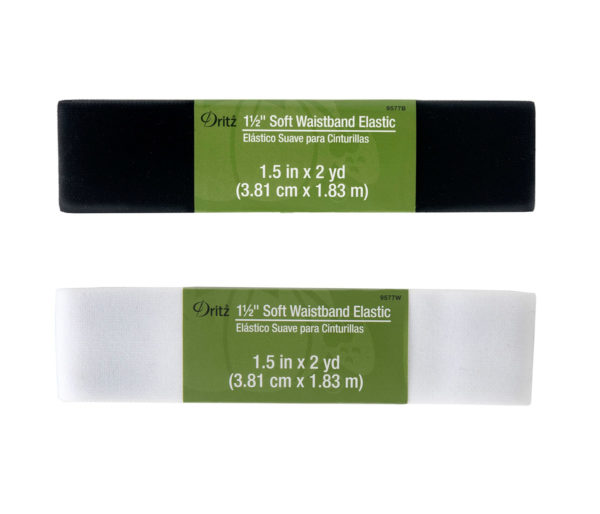 Dritz 1.5" Soft Waistband Elastic - 2 yards