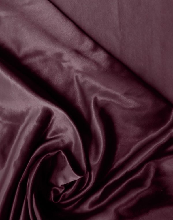 Polyester/Cotton Warm Back Coat Lining - Sangria