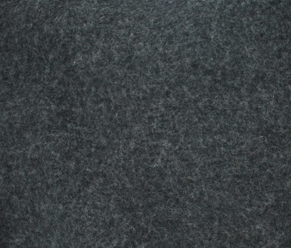 Boiled Wool/Viscose - Dark Heathered Grey