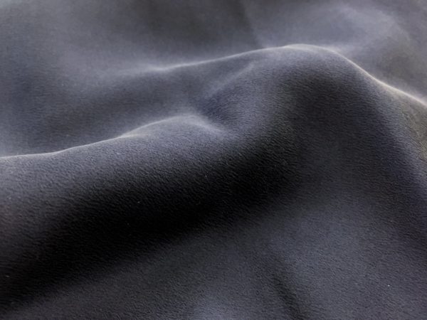 Sueded Silk Charmeuse - Navy
