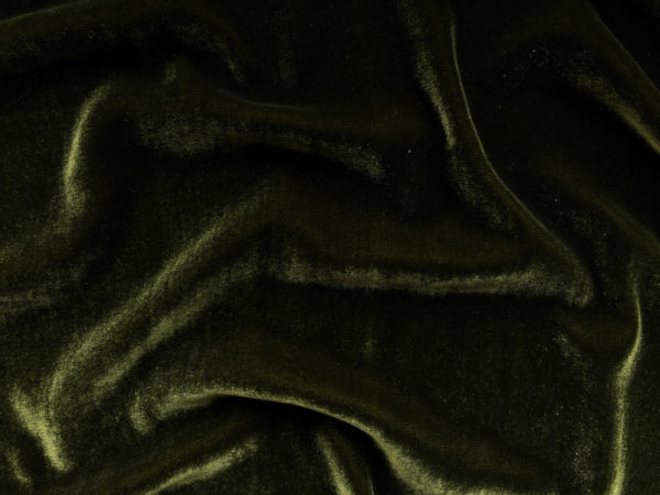 Silk/Rayon Velvet - Iridescent Grey/Gold