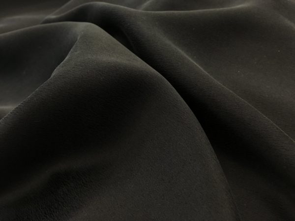 Sueded Silk Charmeuse - Black