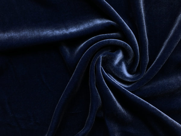 Silk/Rayon Velvet - Iridescent Grey/Gold