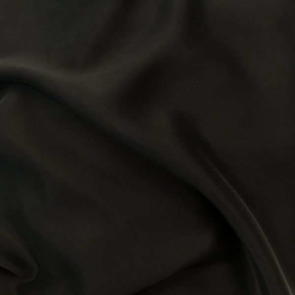 Sueded Silk Charmeuse - Black