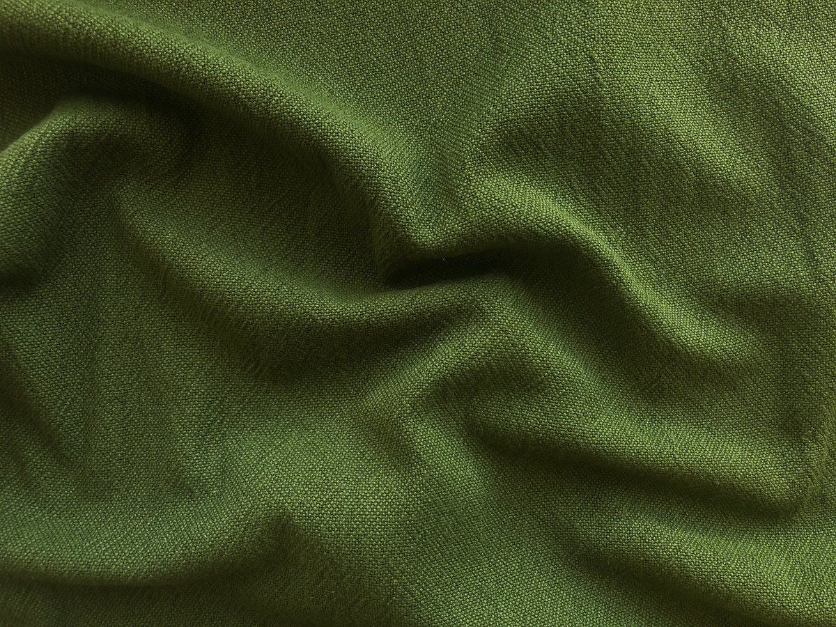 Kolkata Cloth Textured Cotton – Basil - Stonemountain & Daughter Fabrics