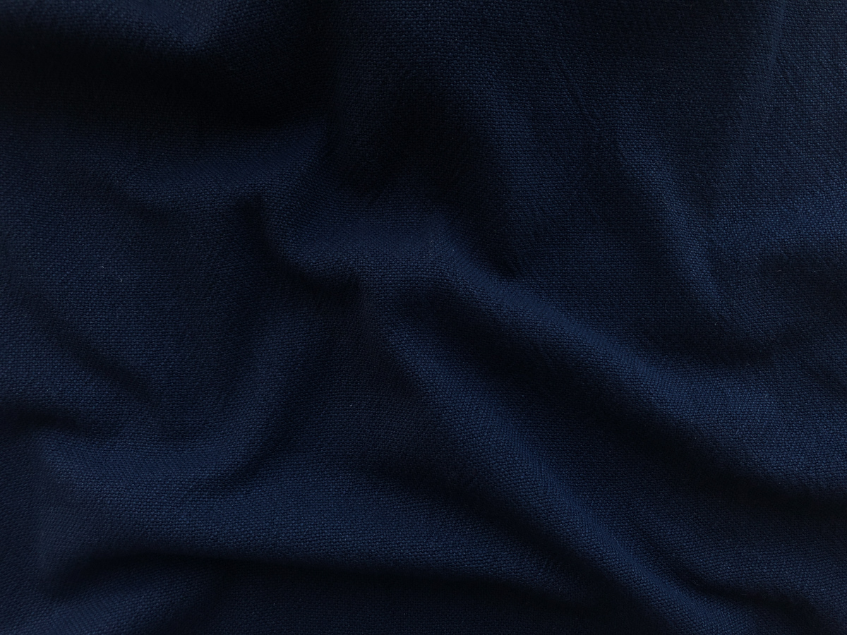 Kolkata Cloth Textured Cotton – Indigo - Stonemountain & Daughter Fabrics