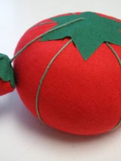 Small Tomato Pin Cushion