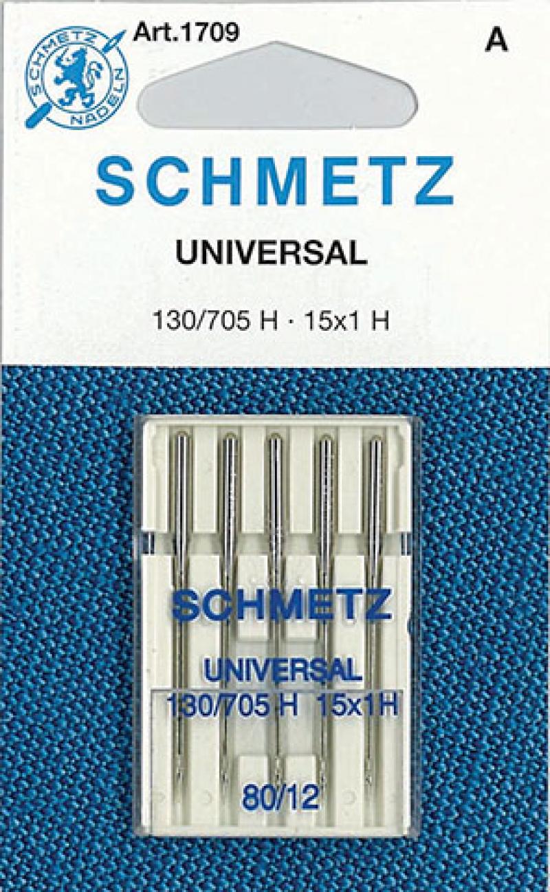 Schmetz Universal Sewing Machine Needles 80/12 5 Pack Schmetz Needles for  Your Sewing Machine 
