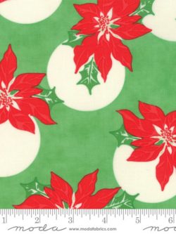 Laminated Cotton - Swell Christmas - Poinsettia