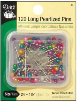 Dritz Long Pearlized Pins