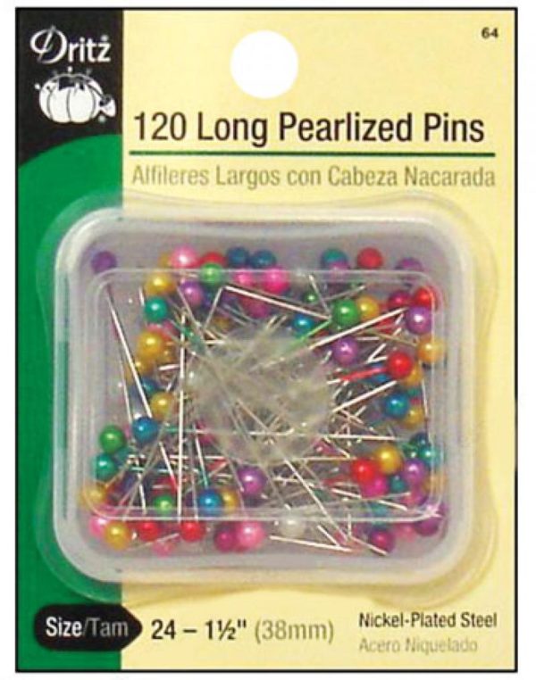 Dritz Long Pearlized Pins