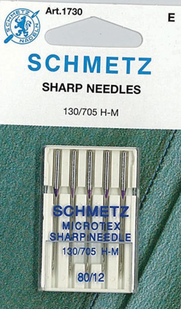 Schmetz Microtex Sharp 5-pk sz 80/12