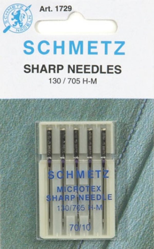 Schmetz Microtex Sharp 5-pk sz 70/10