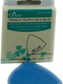 Clover Triangle Chalk Blue