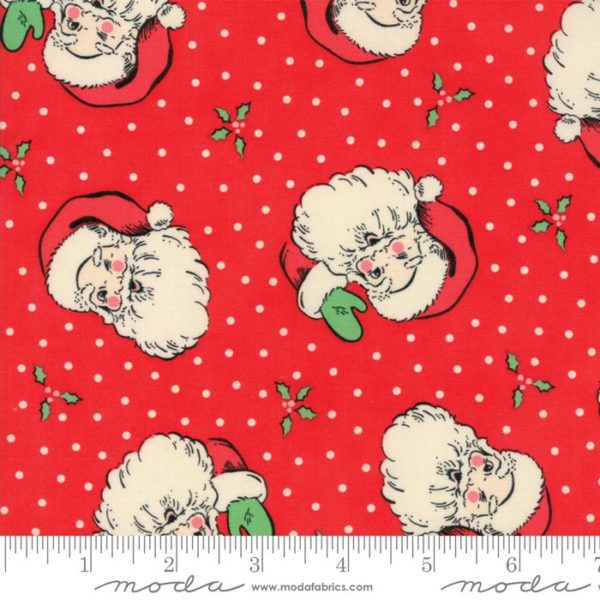 Laminated Cotton - Swell Christmas - Santa