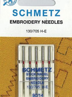 Schmetz Machine Embroidery 5-pk sz 14/90