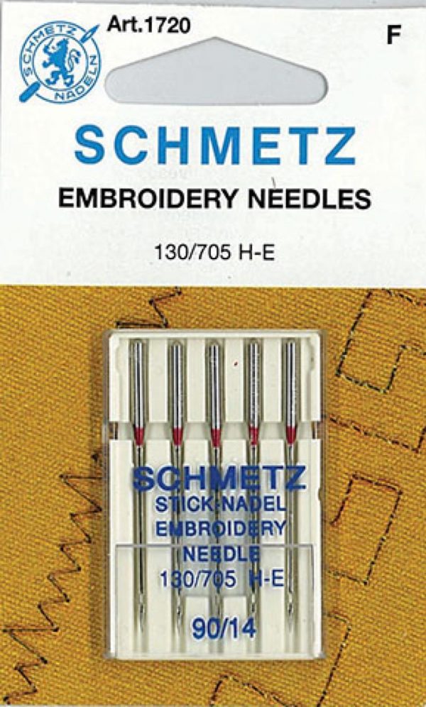 Schmetz Machine Embroidery 5-pk sz 14/90