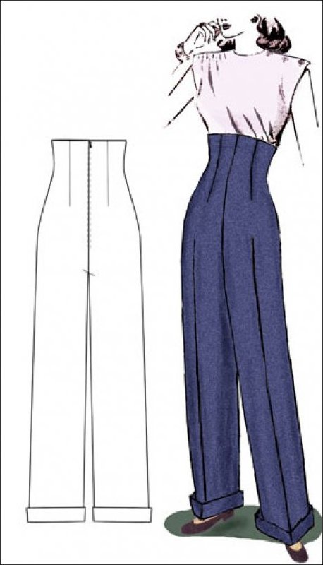 Slit Pants Pattern | Flare Leg Trouser Sewing Pattern | Wide - Inspire  Uplift