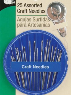 Dritz Package of 25 Assorted Craft Needles