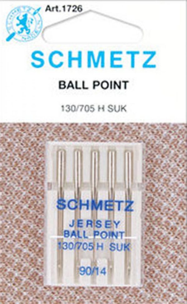 Schmetz Ballpoint 5-pk sz 14/90