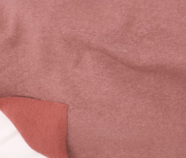 Eco Hemp/Cotton/Bamboo Fleece - Rose