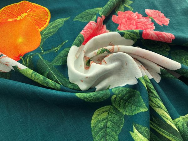 Lady McElroy - Viscose/Linen - Orange Blossom