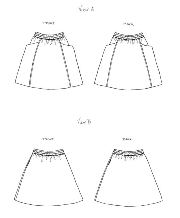 Sew Liberated Gypsum Skirt