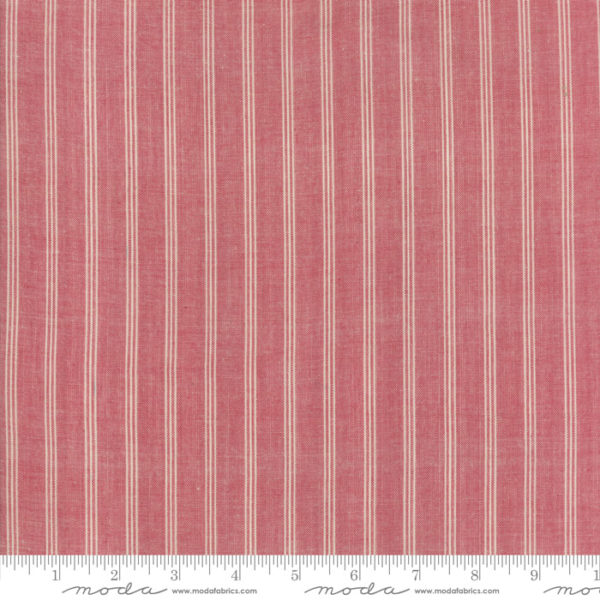 Vive La France - Thin Stripe Cotton - Rouge