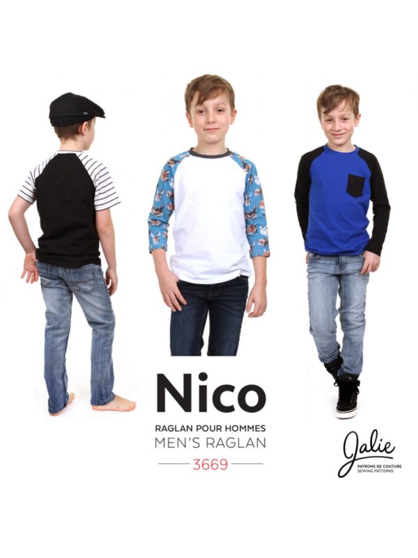 Jalie Nico Raglan Tees - #3669