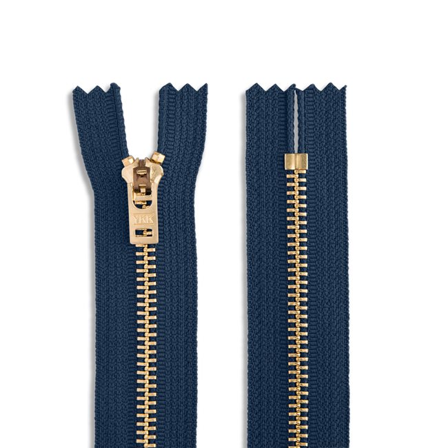 Zipper, YKK, Jeans, Metal Teeth, color 60, 5 inch