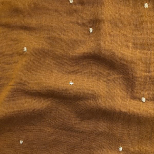 Atelier Brunette - Embroidered Double Gauze - Stardust Ochre